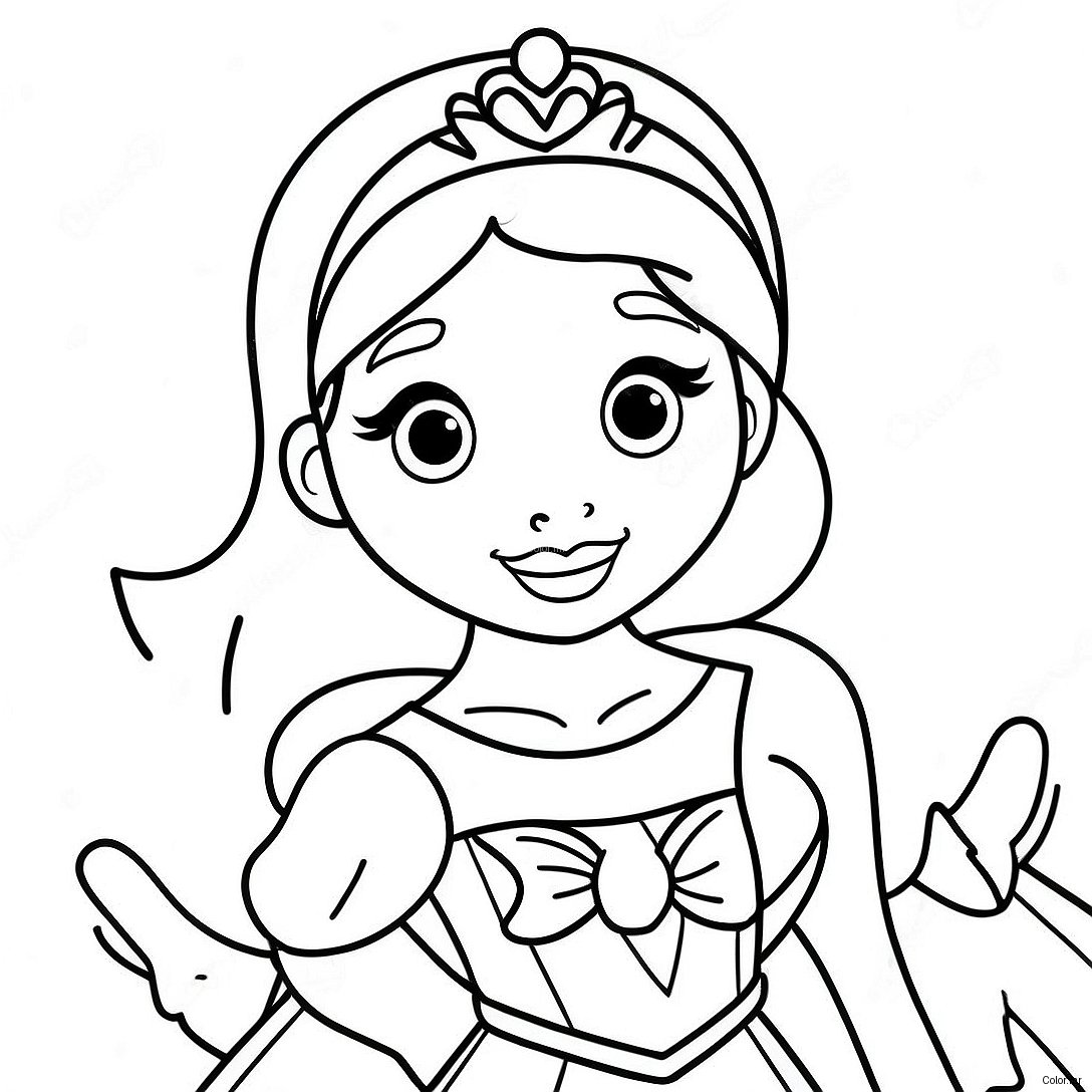 Adorable Disney Princess Valentines Coloring Page 2052 1688