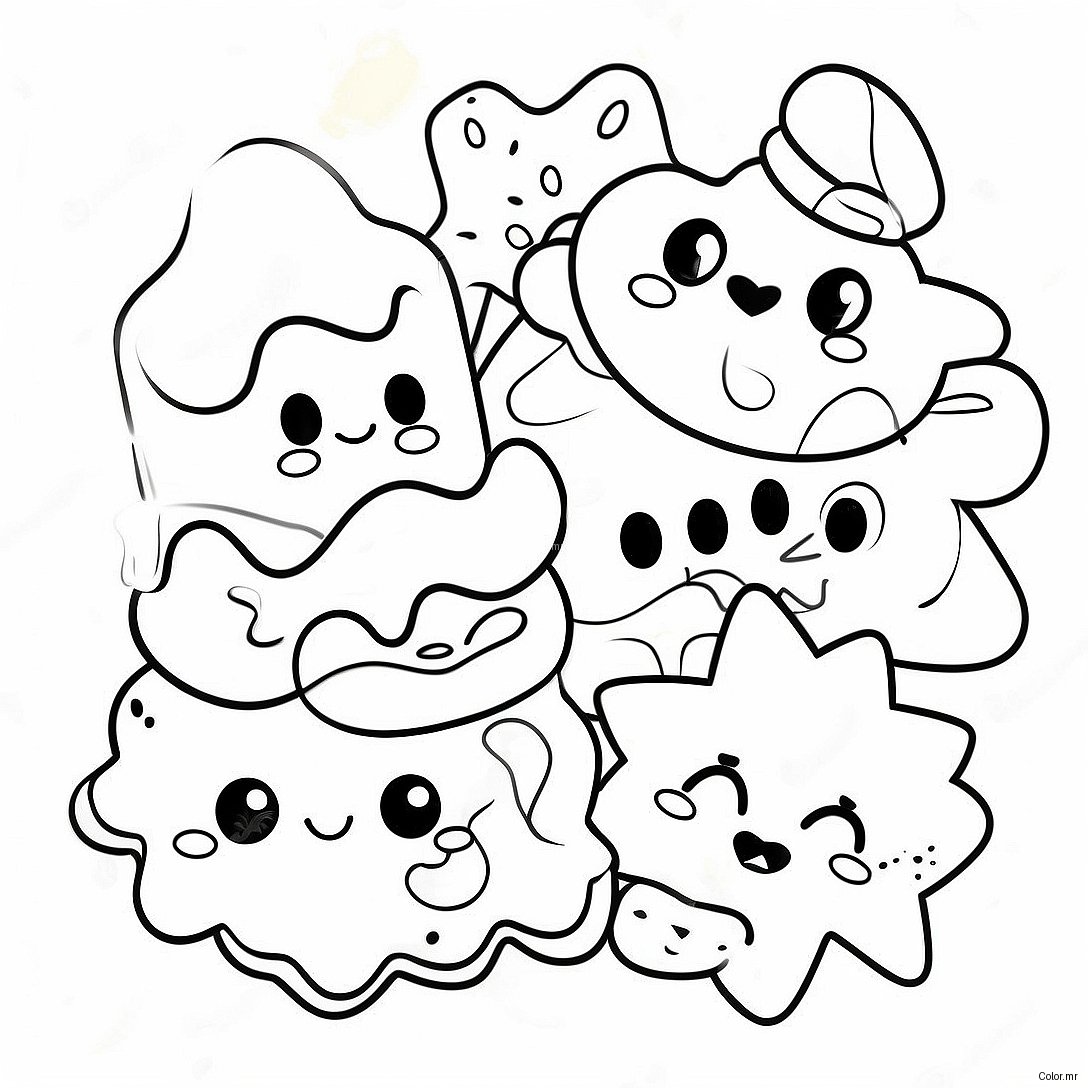 Adventurous Cookie Run Kingdom Characters Coloring Page 19009 15900
