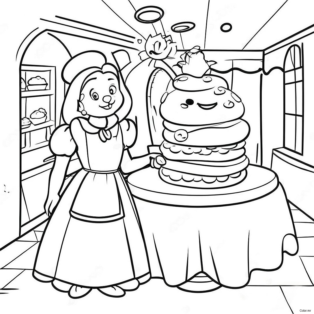 Alice S Wonderland Bakery Coloring Page 42040 34862