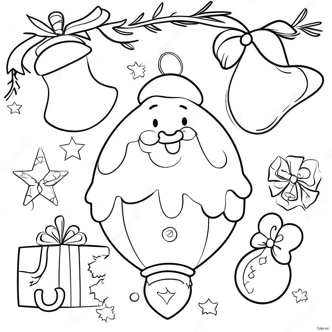 Christmas Countdown Calendar Coloring Page 19538 18279