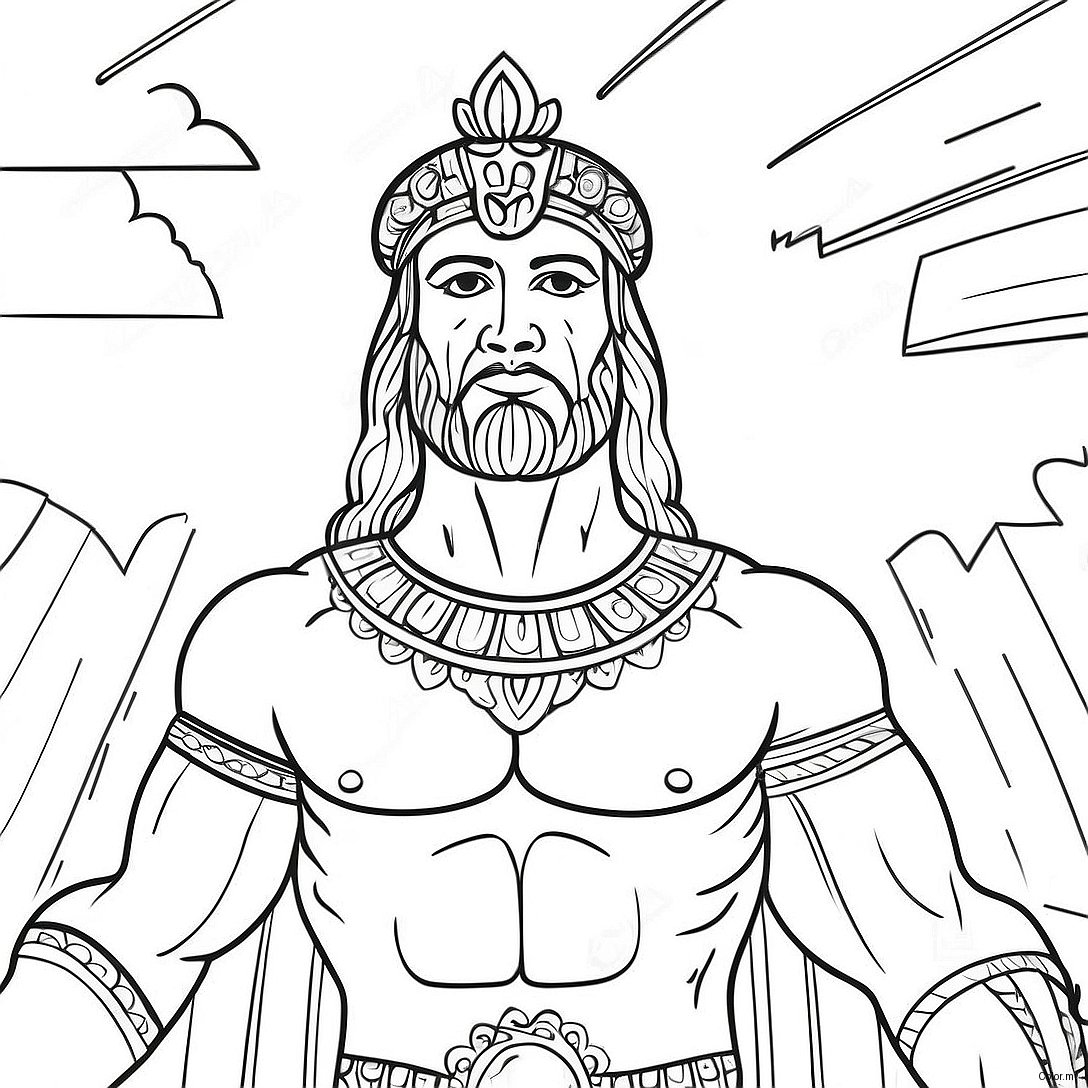 Colorful Nebuchadnezzar Dream Interpretation Coloring Page 69434 57229