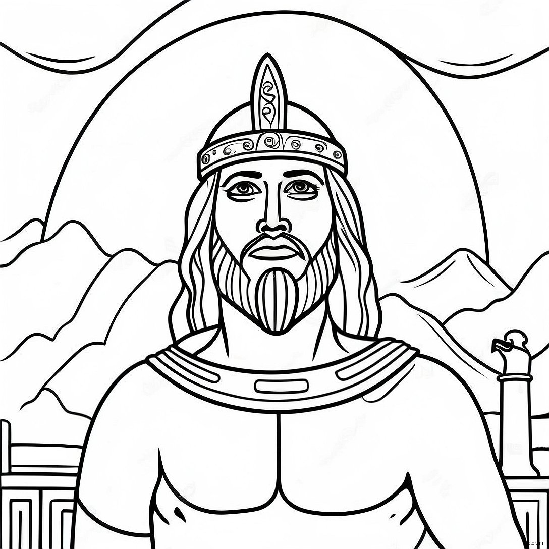Colorful Nebuchadnezzar Dream Interpretation Coloring Page 69434 57232