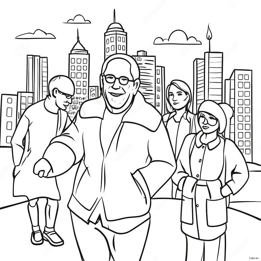 Colorful New City Catechism Characters Coloring Page 67112 55392
