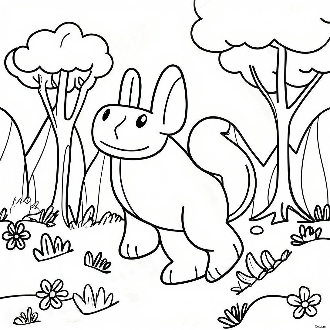 Colorful Outdoor Nature Scavenger Hunt Coloring Page 33963 18033