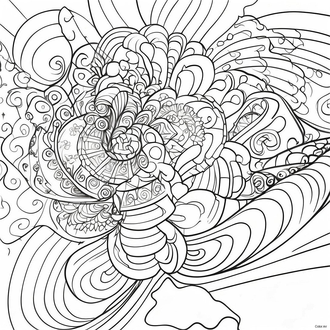Colorful Twists And Turns Adventure Coloring Page 27965 25406