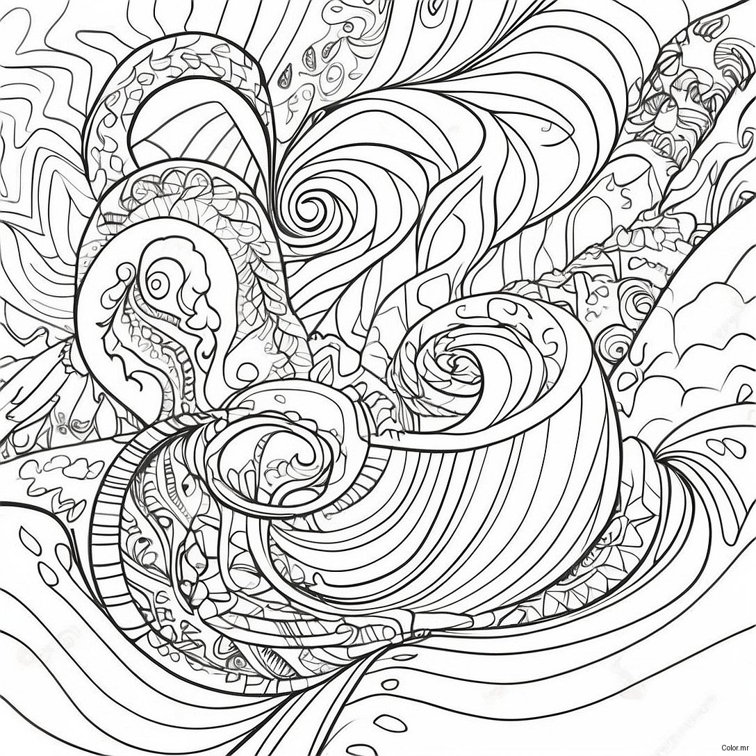 Colorful Twists And Turns Adventure Coloring Page 27965 25408
