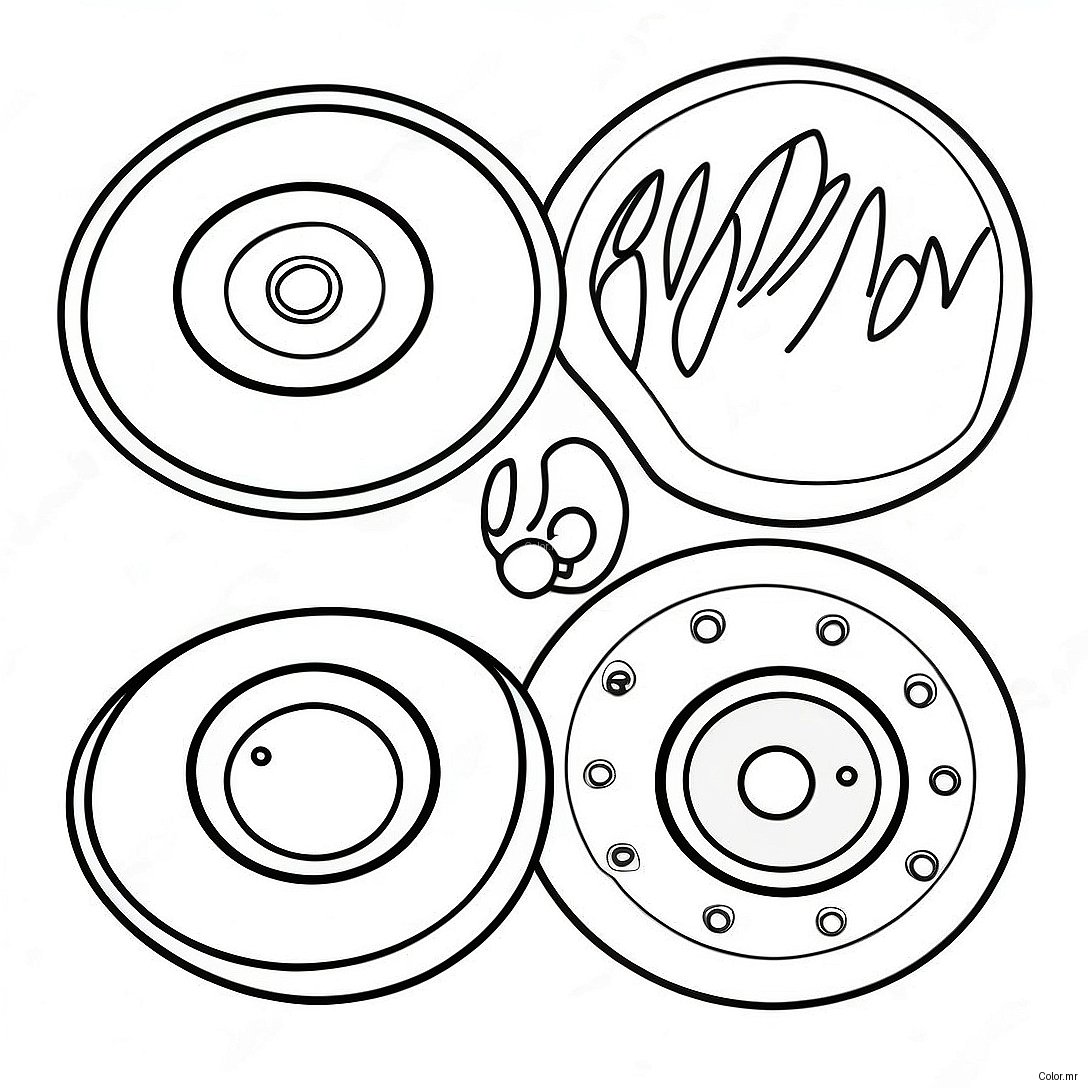 Colorful Wild Kratts Creature Power Discs Coloring Page 30749 27593