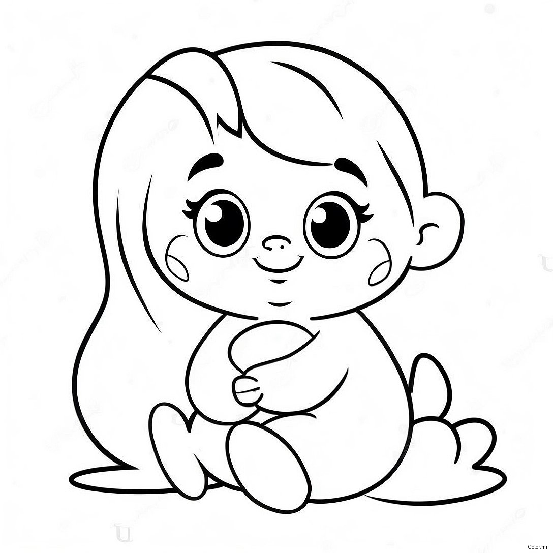 Cute Breastfeeding Cartoon Characters Coloring Page 63420 52477