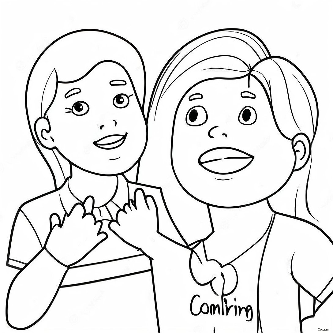 Empowering Anti Bullying Message Coloring Page 25106 22977