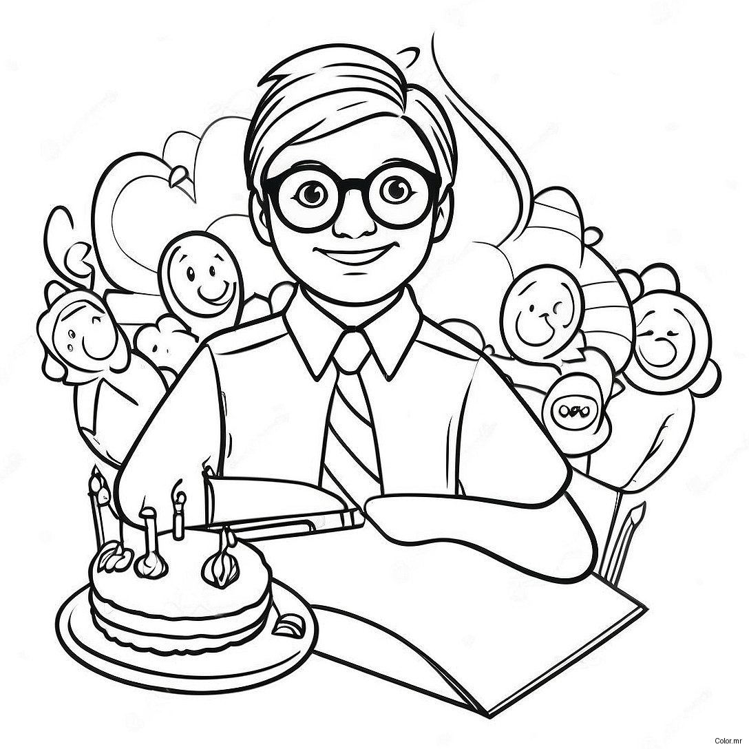 Fun Principals Day 2015 Celebration Coloring Page 54271 45191