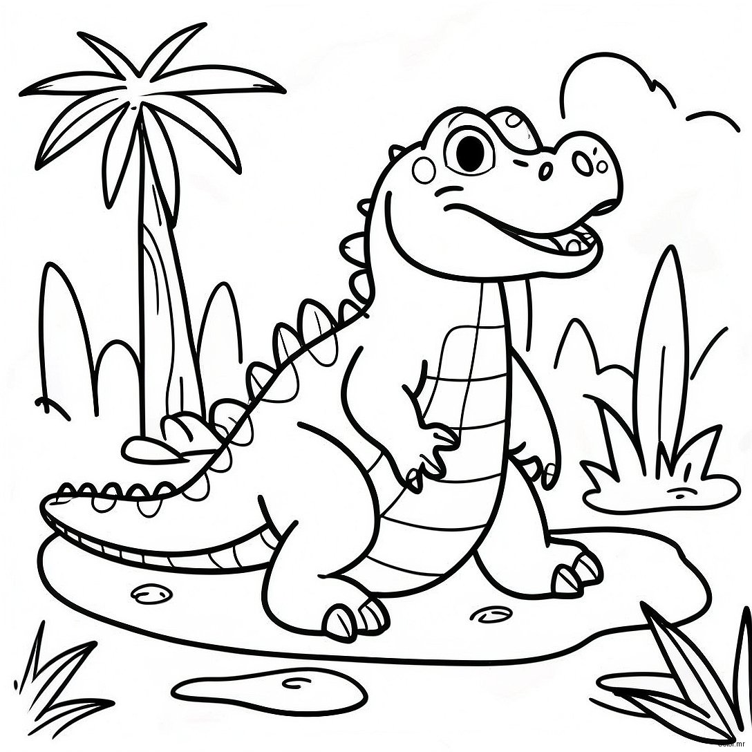 Lyle Lyle Crocodile In A Jungle Adventure Coloring Page 45874 38220
