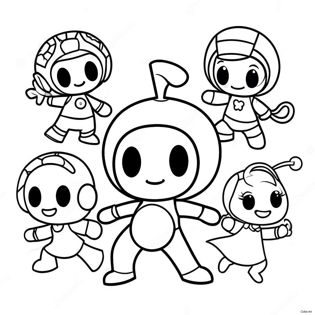 Mighty Math Heroes Team Umizoomi Coloring Page 29348 26485
