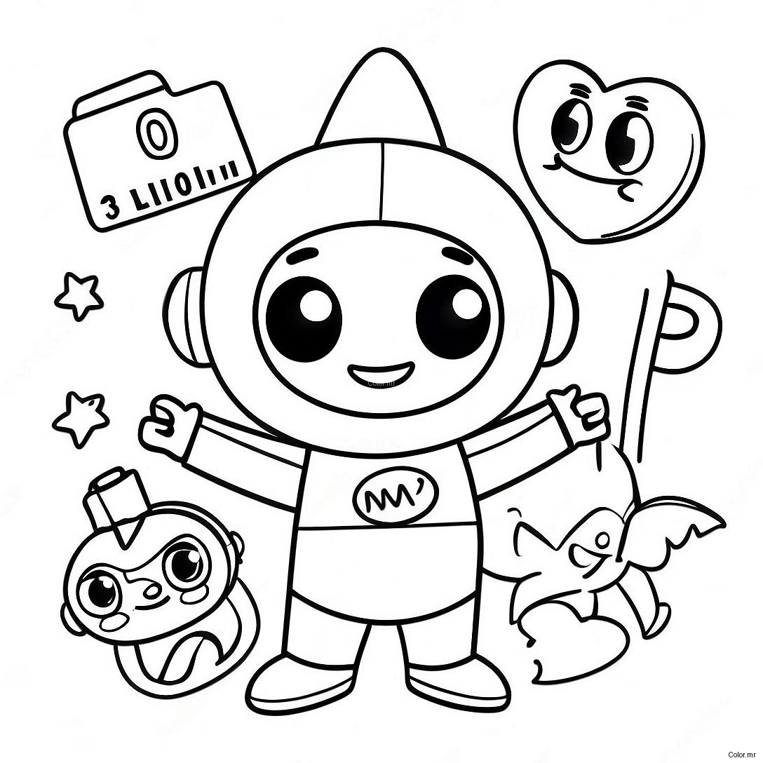 Mighty Math Heroes Team Umizoomi Coloring Page 29348 26488