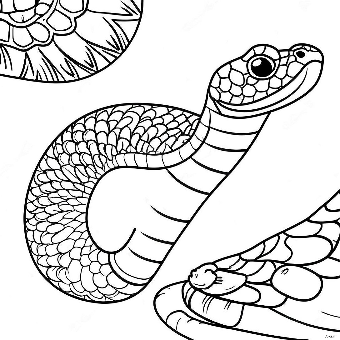 Pagina Para Colorir Cascavel Realista 26813 24512