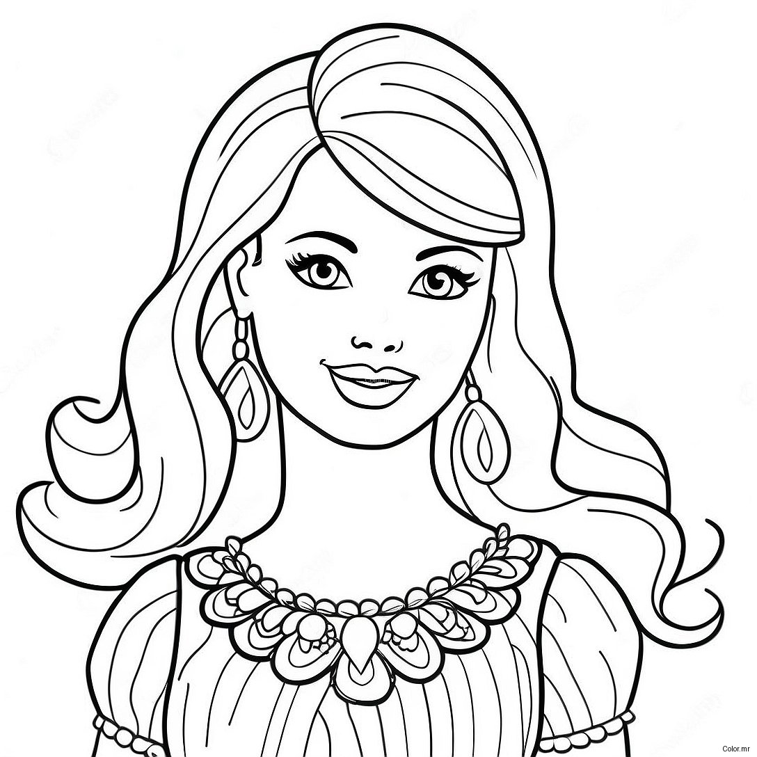 Pagina Para Colorir Da Barbie Vintage 8265 6700