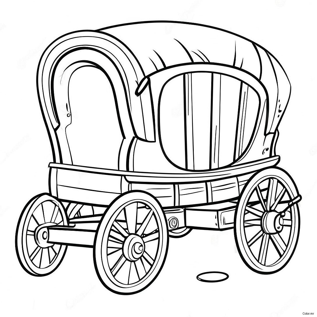 Pagina Para Colorir Da Carroca De Madeira Vintage 74456 61429