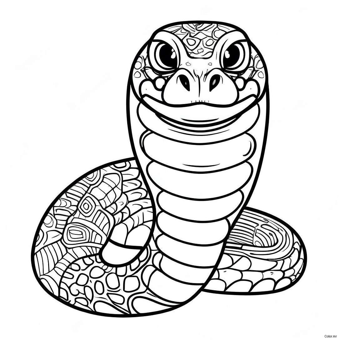 Pagina Para Colorir Da Jiboia Realista 58636 48709