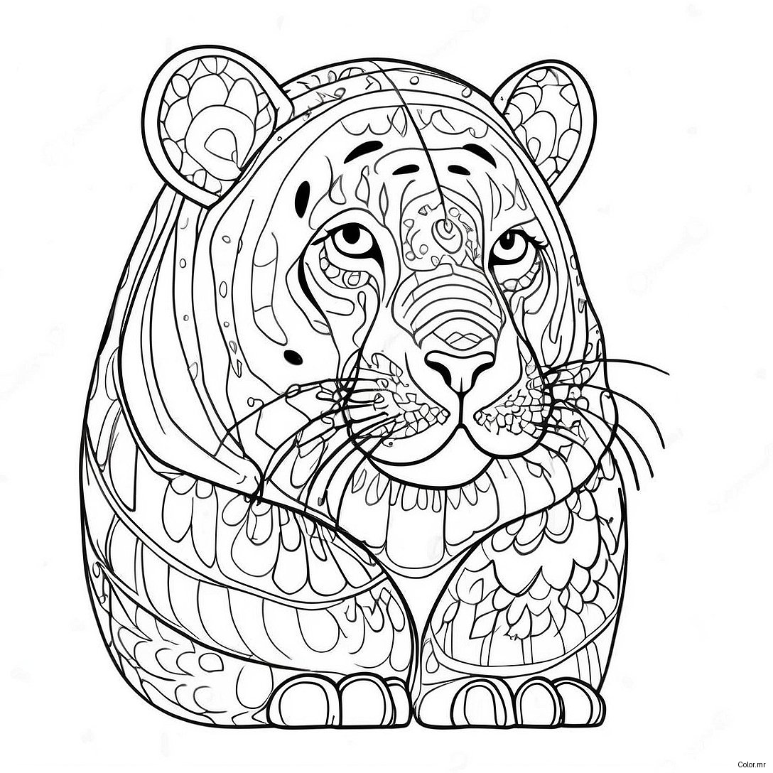 Pagina Para Colorir De Animais Com Marcadores De Ponto Coloridos 29869 26893