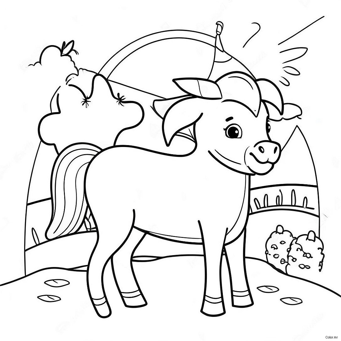 Pagina Para Colorir De Animais De Fazenda Realistas 16572 13957