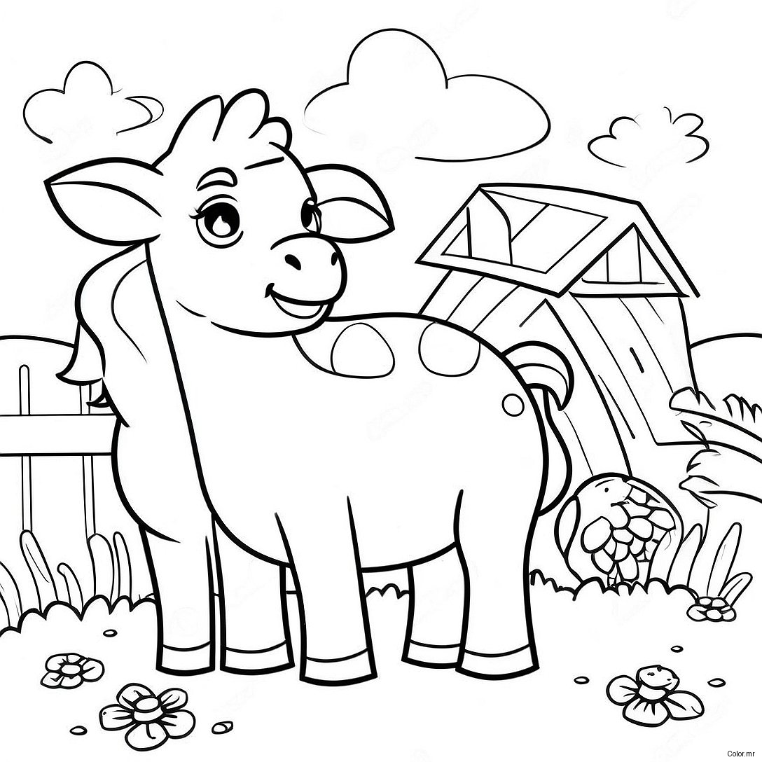 Pagina Para Colorir De Animais De Fazenda Realistas 16572 13959