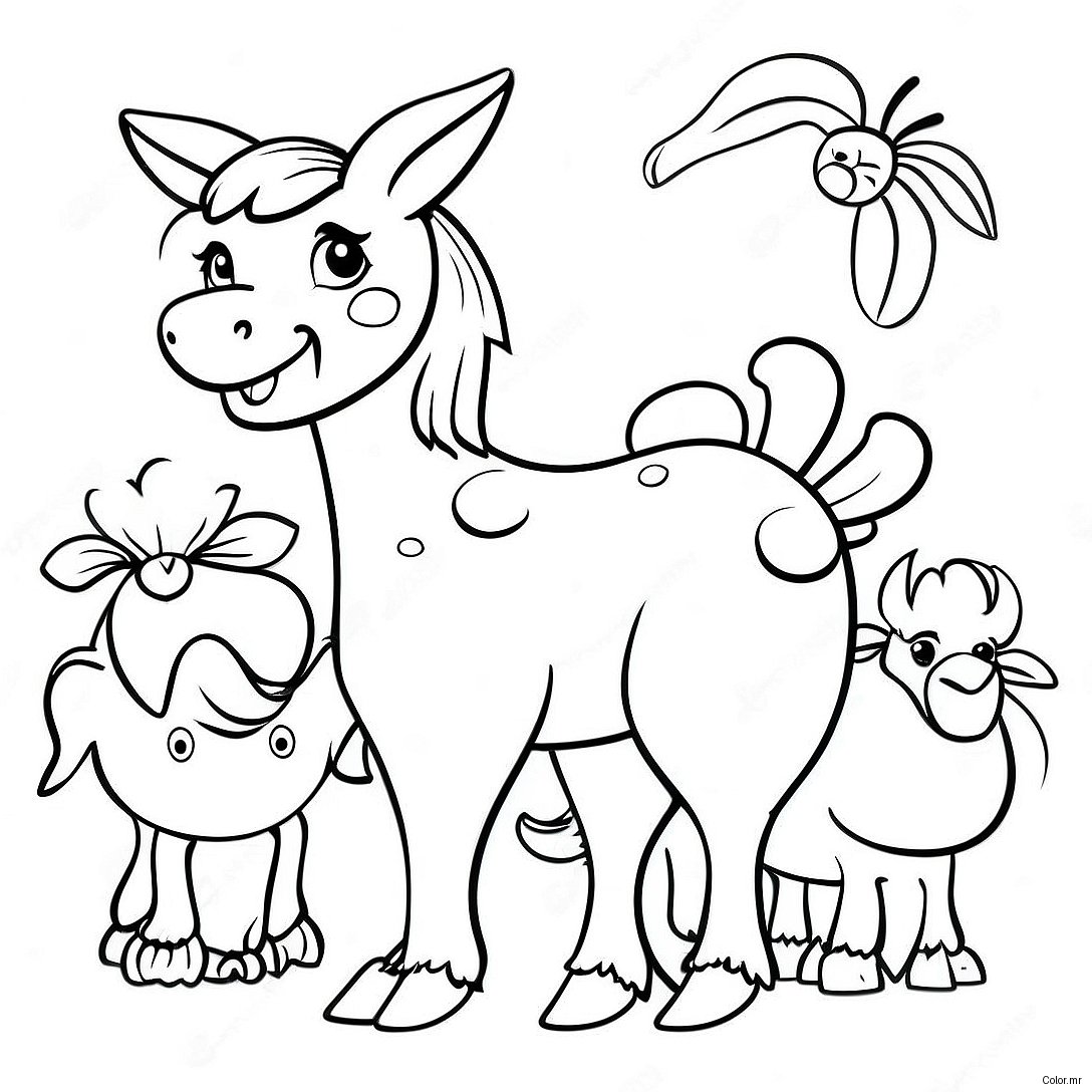 Pagina Para Colorir De Animais De Fazenda Realistas 16572 13960