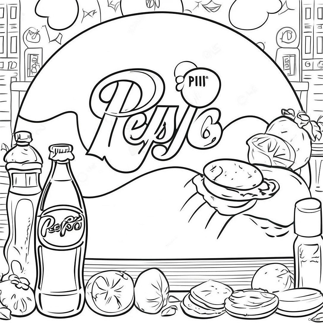Pagina Para Colorir De Anuncio Vintage Da Pepsi 50255 41901