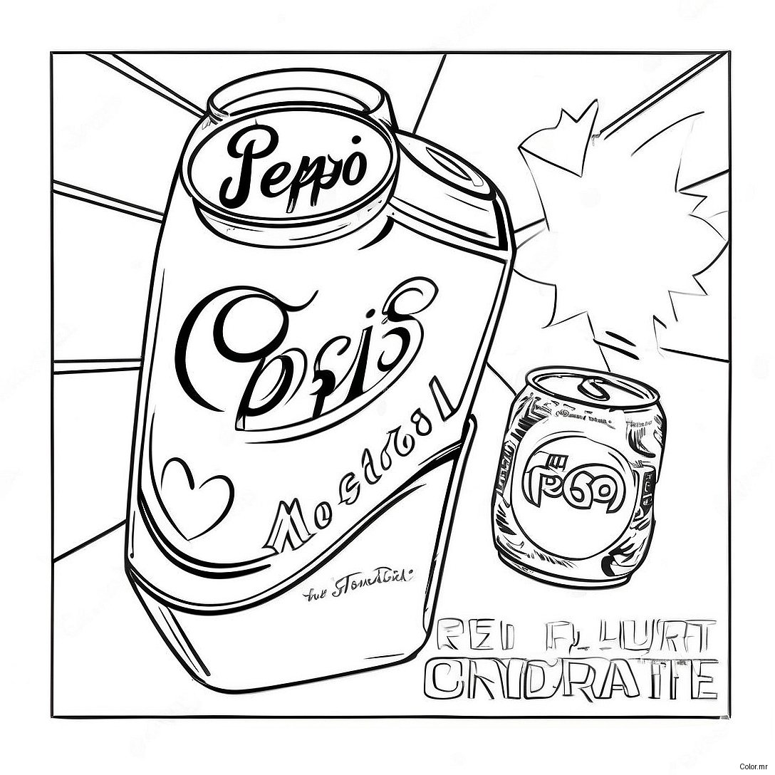 Pagina Para Colorir De Anuncio Vintage Da Pepsi 50255 41902