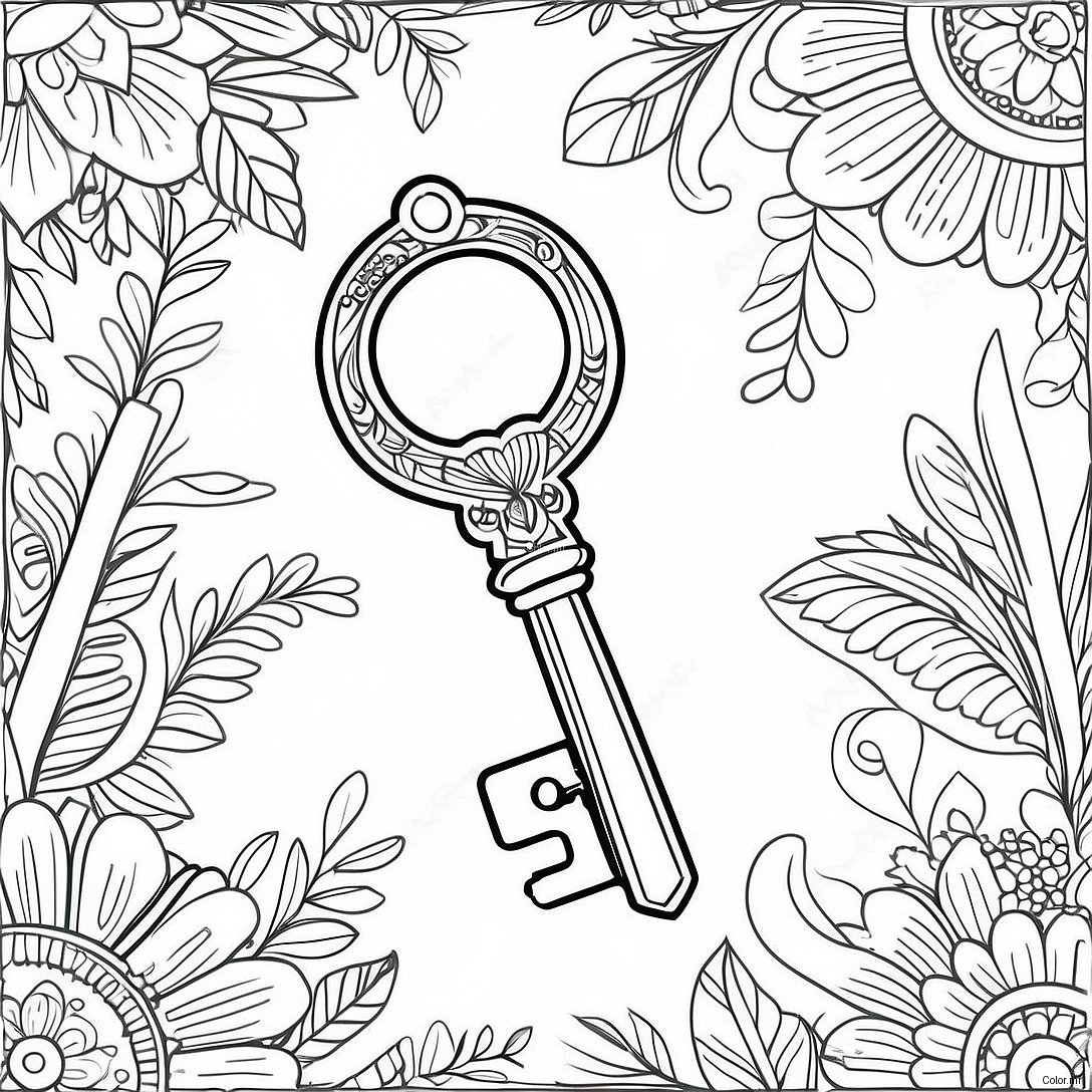 Pagina Para Colorir De Chave Vintage 59887 49706