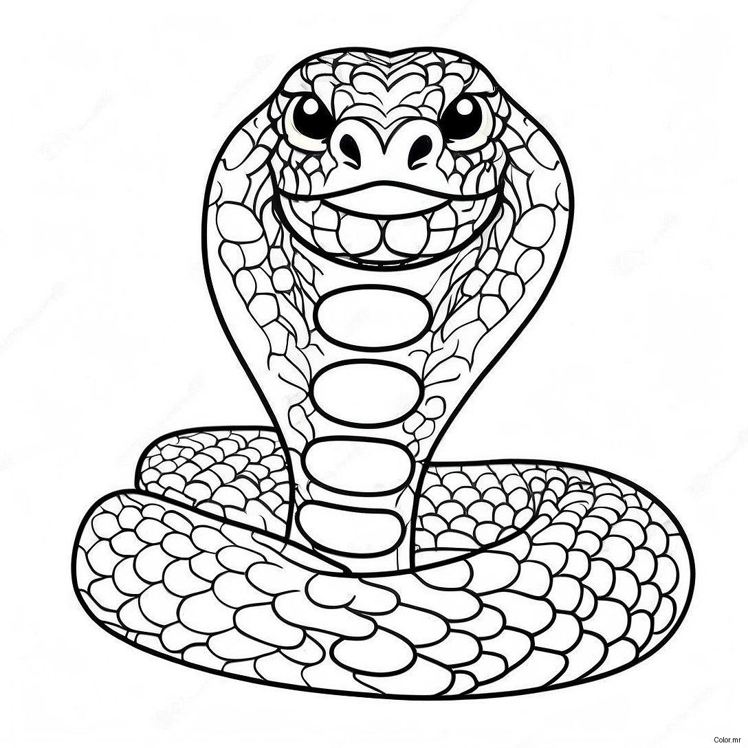 Pagina Para Colorir De Cobra Realista 4731 3801