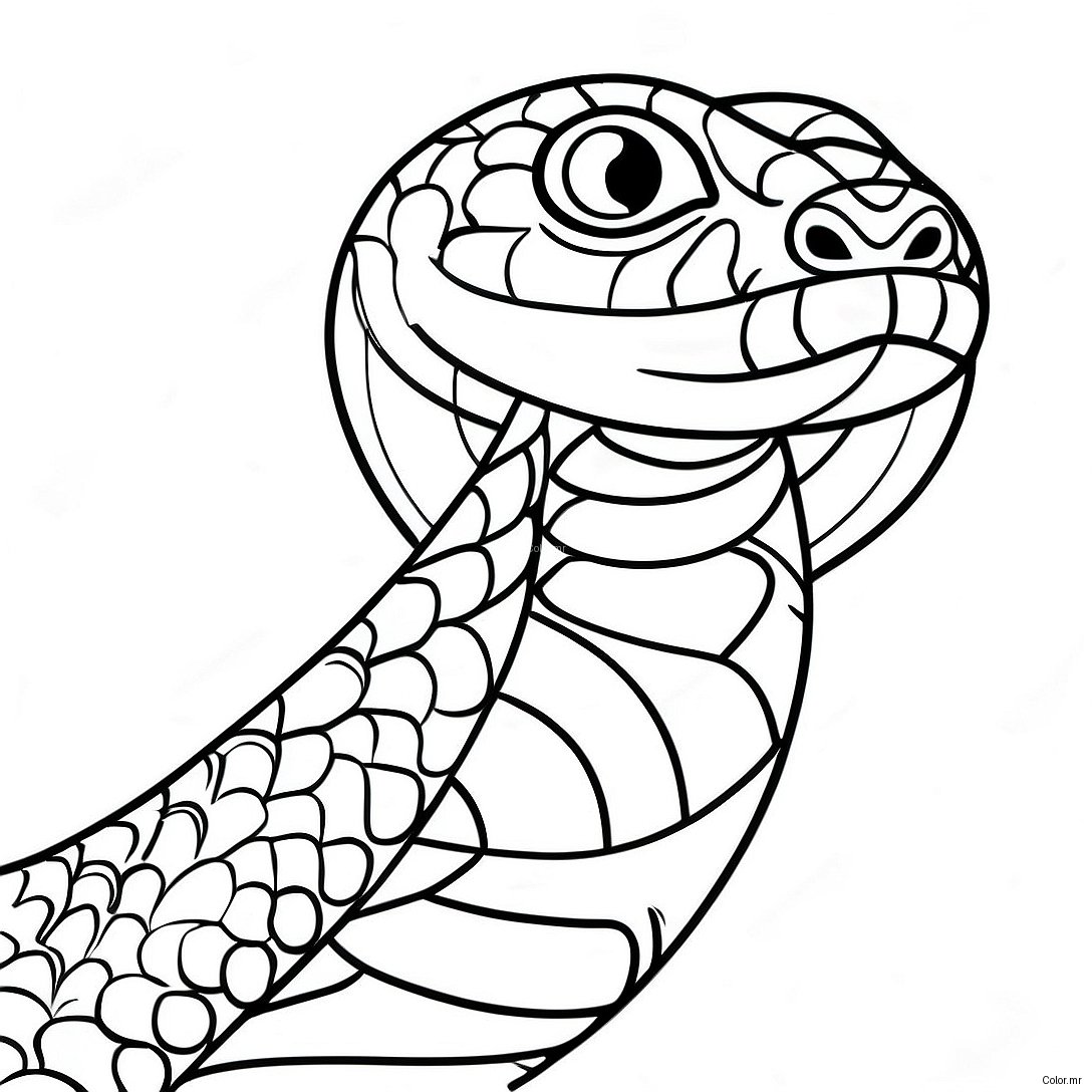 Pagina Para Colorir De Cobra Realista 4731 3802
