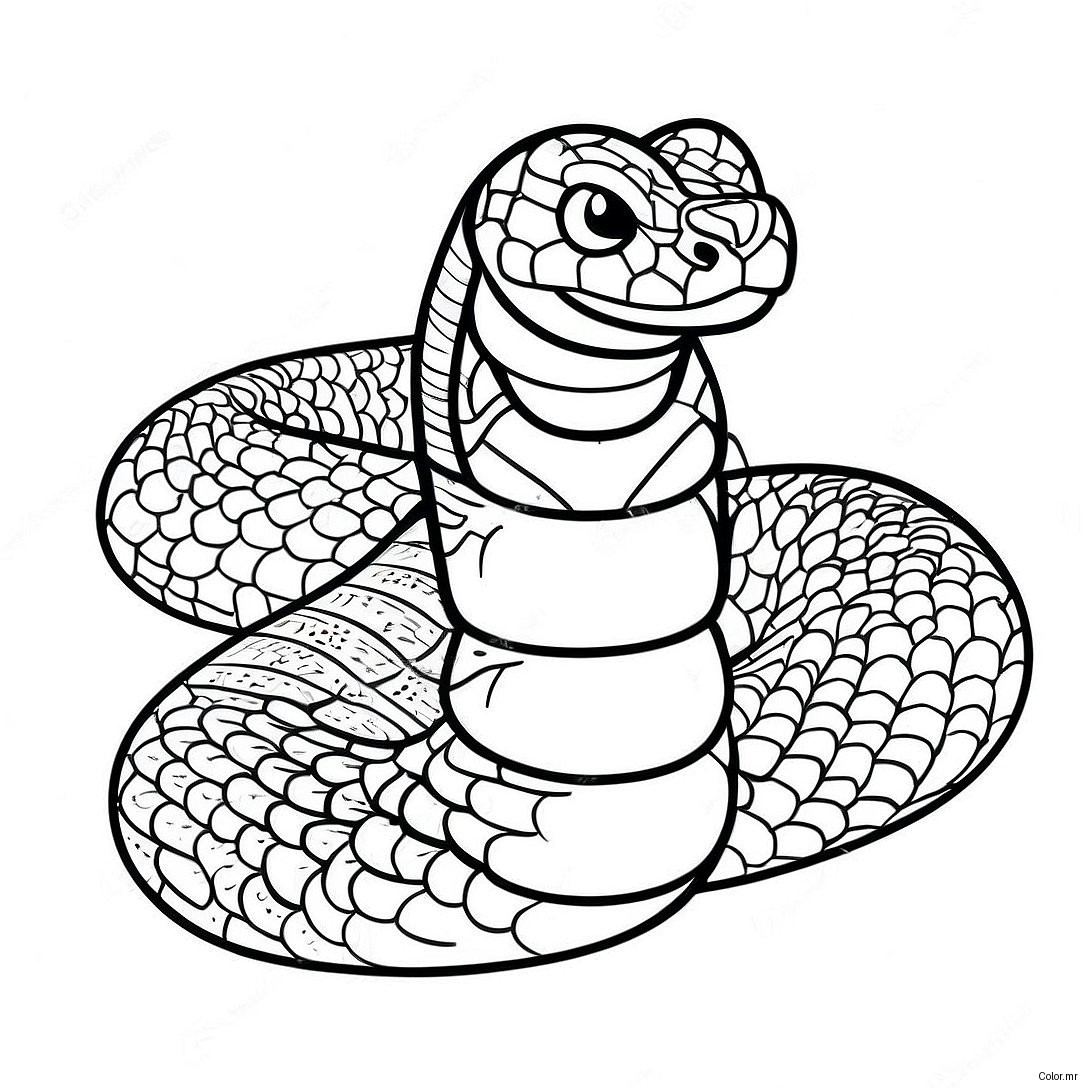 Pagina Para Colorir De Cobra Realista 4731 3803
