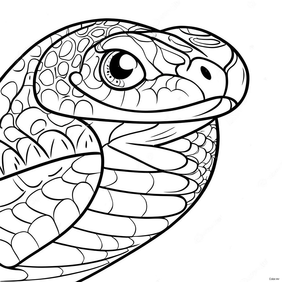Pagina Para Colorir De Cobra Realista 4731 3804