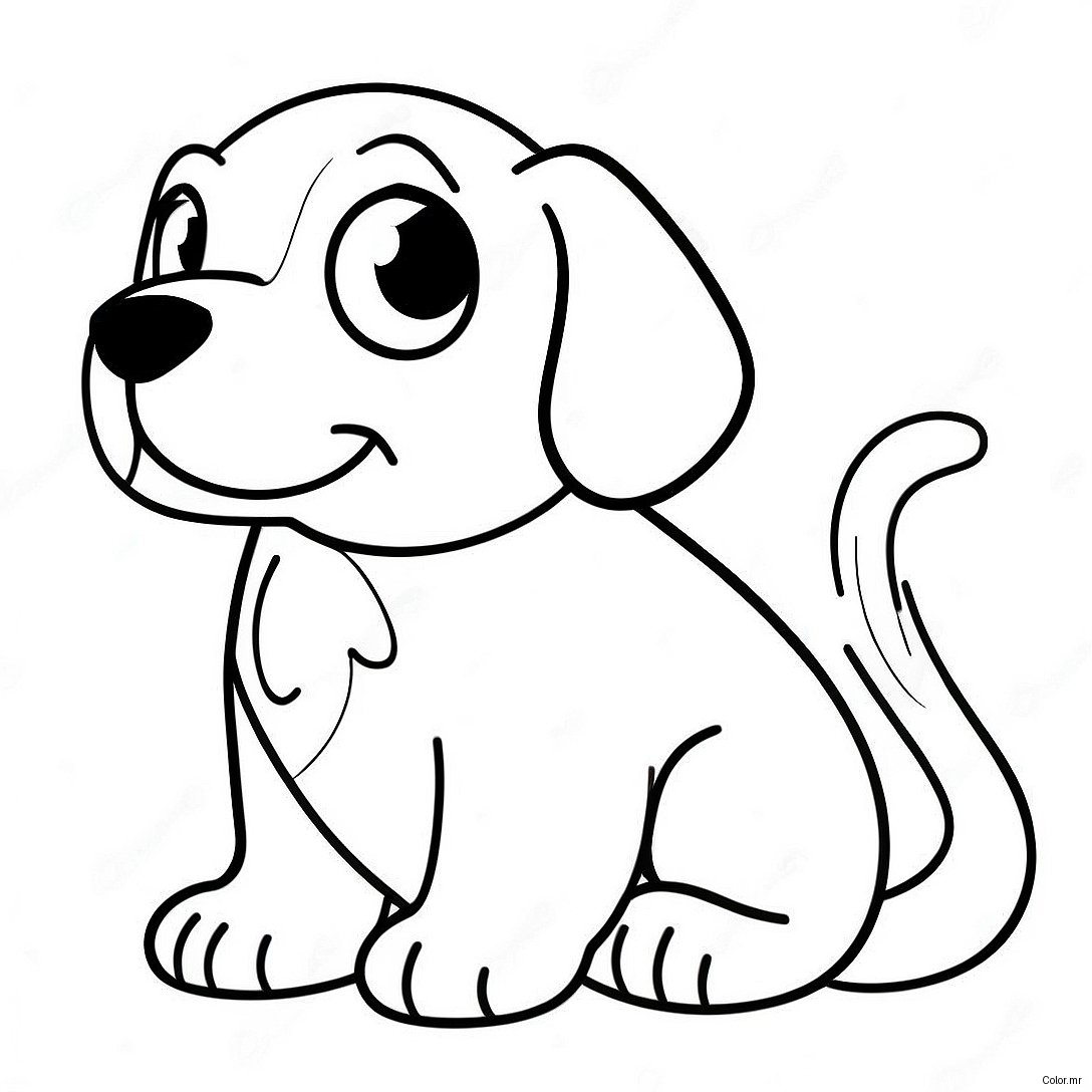 Pagina Para Colorir De Filhote Realista Facil 14128 11703