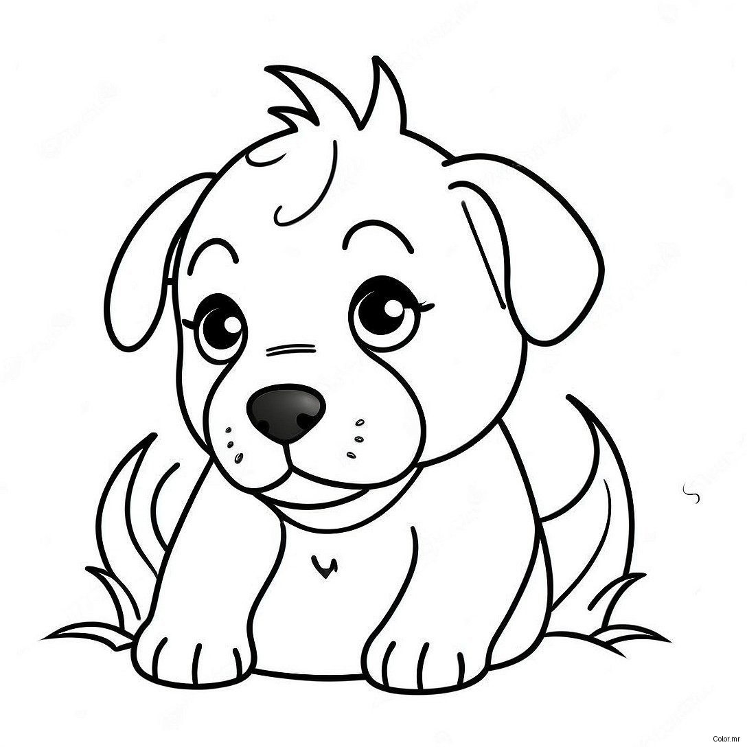 Pagina Para Colorir De Filhote Realista Facil 14128 11704