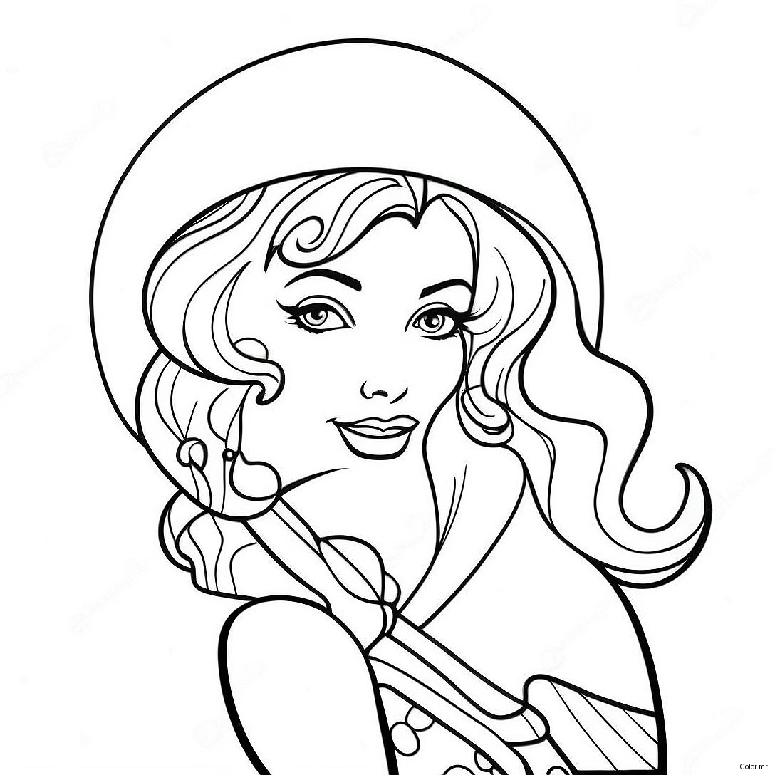 Pagina Para Colorir De Garota Pin Up Vintage 31909 16424