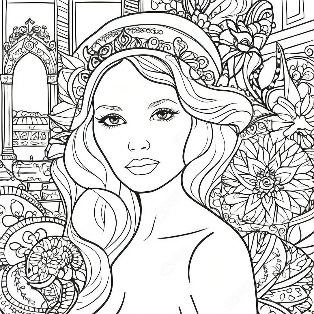 Pagina Para Colorir De Moda Realista 38416 31937