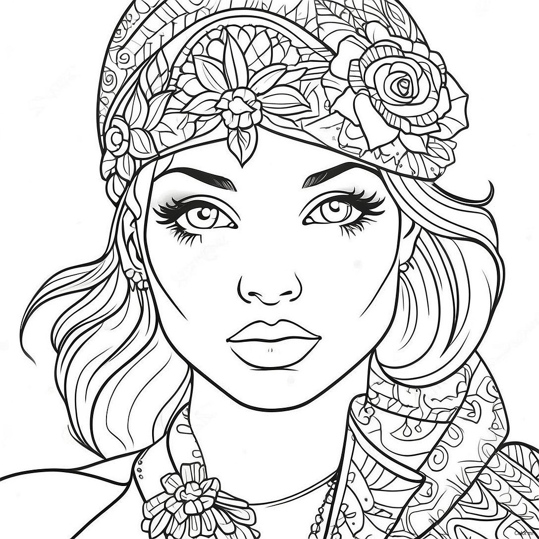 Pagina Para Colorir De Moda Realista 38416 31940