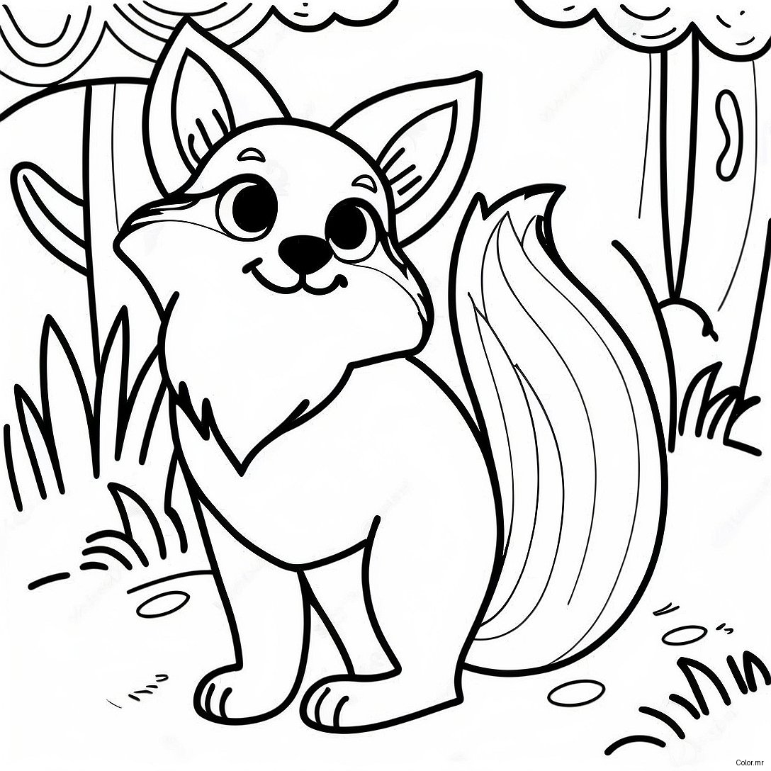 Pagina Para Colorir De Raposa Realista 22773 20955