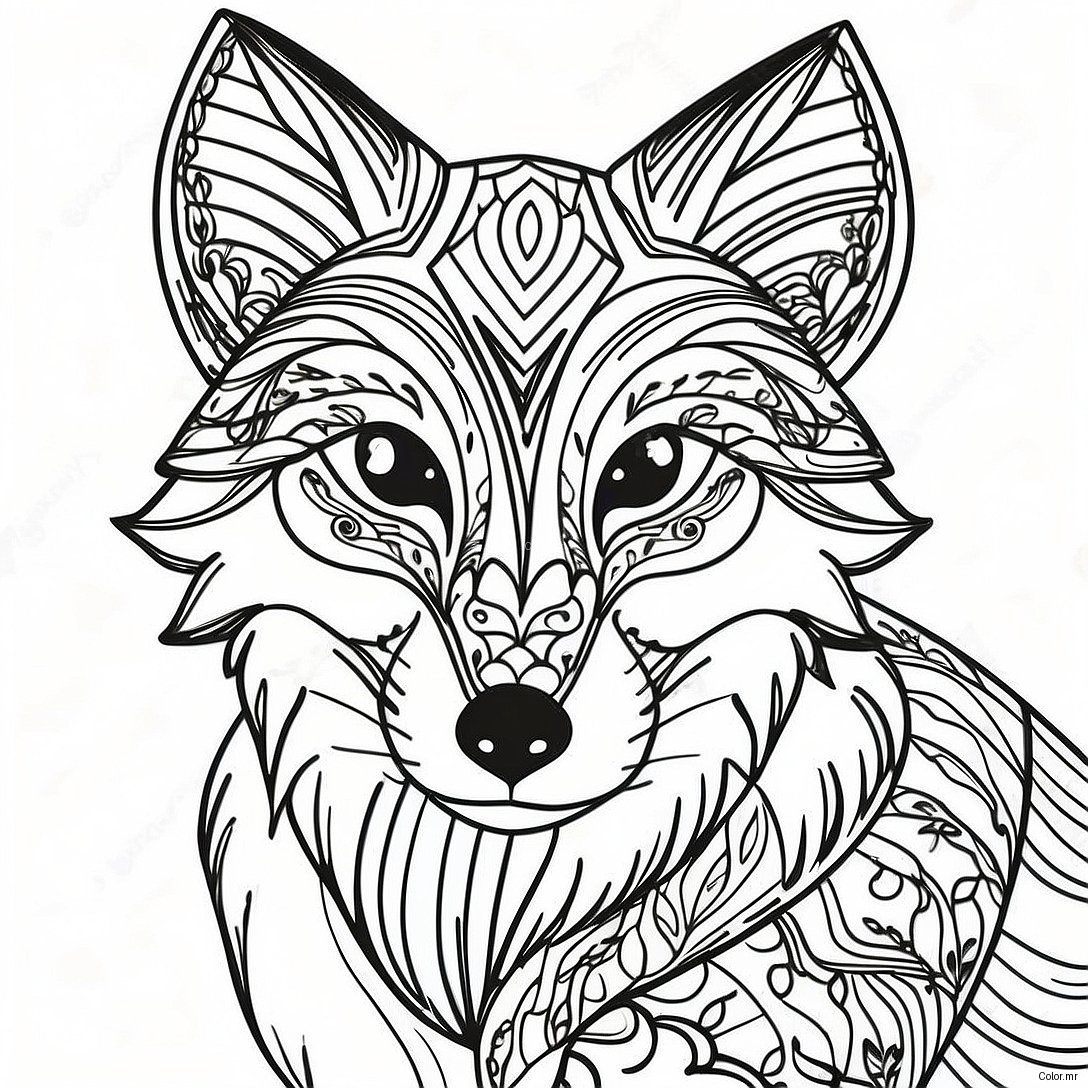 Pagina Para Colorir De Raposa Realista 22773 20956