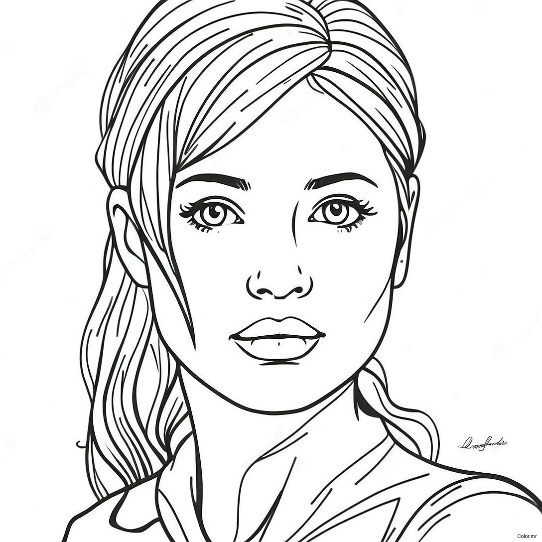 Pagina Para Colorir De Rosto Realista 62367 51679
