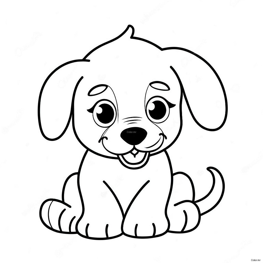 Pagina Para Colorir De Um Cachorro Filhote Realista 11097 9089
