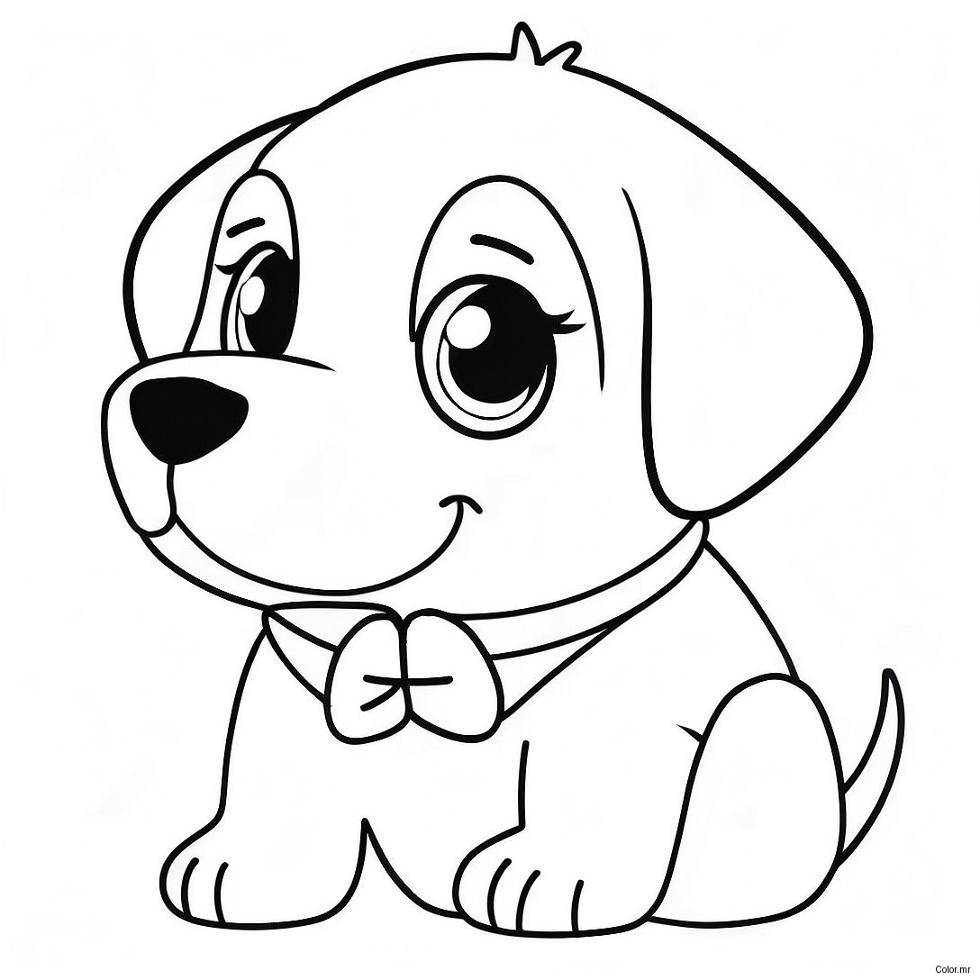 Pagina Para Colorir De Um Cachorro Filhote Realista 11097 9091