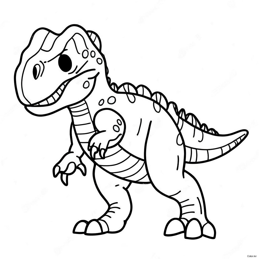 Pagina Para Colorir Do T Rex Realista 931 743