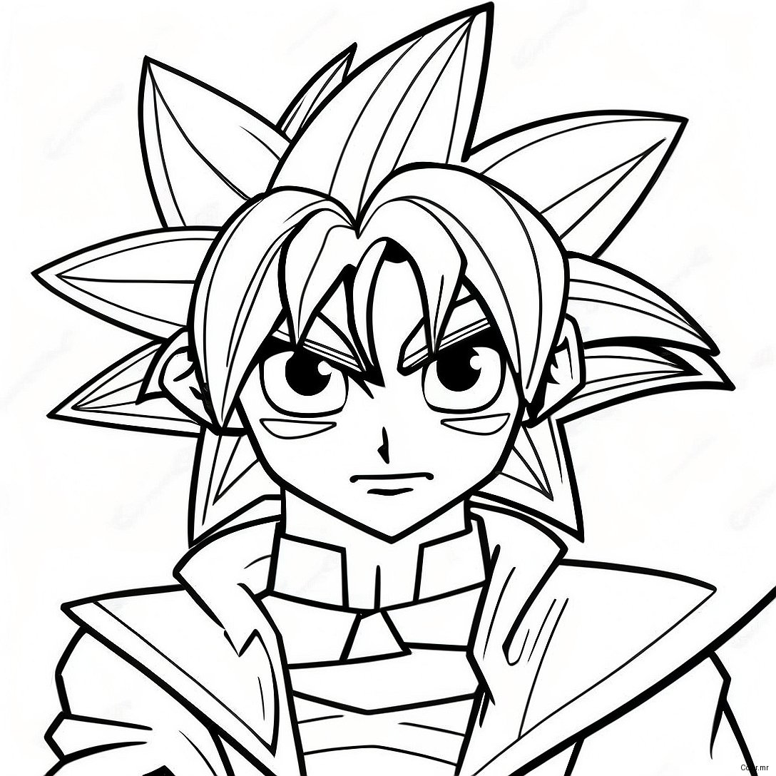 Pagina Para Colorir Duelista Yugi Muto 9267 7572