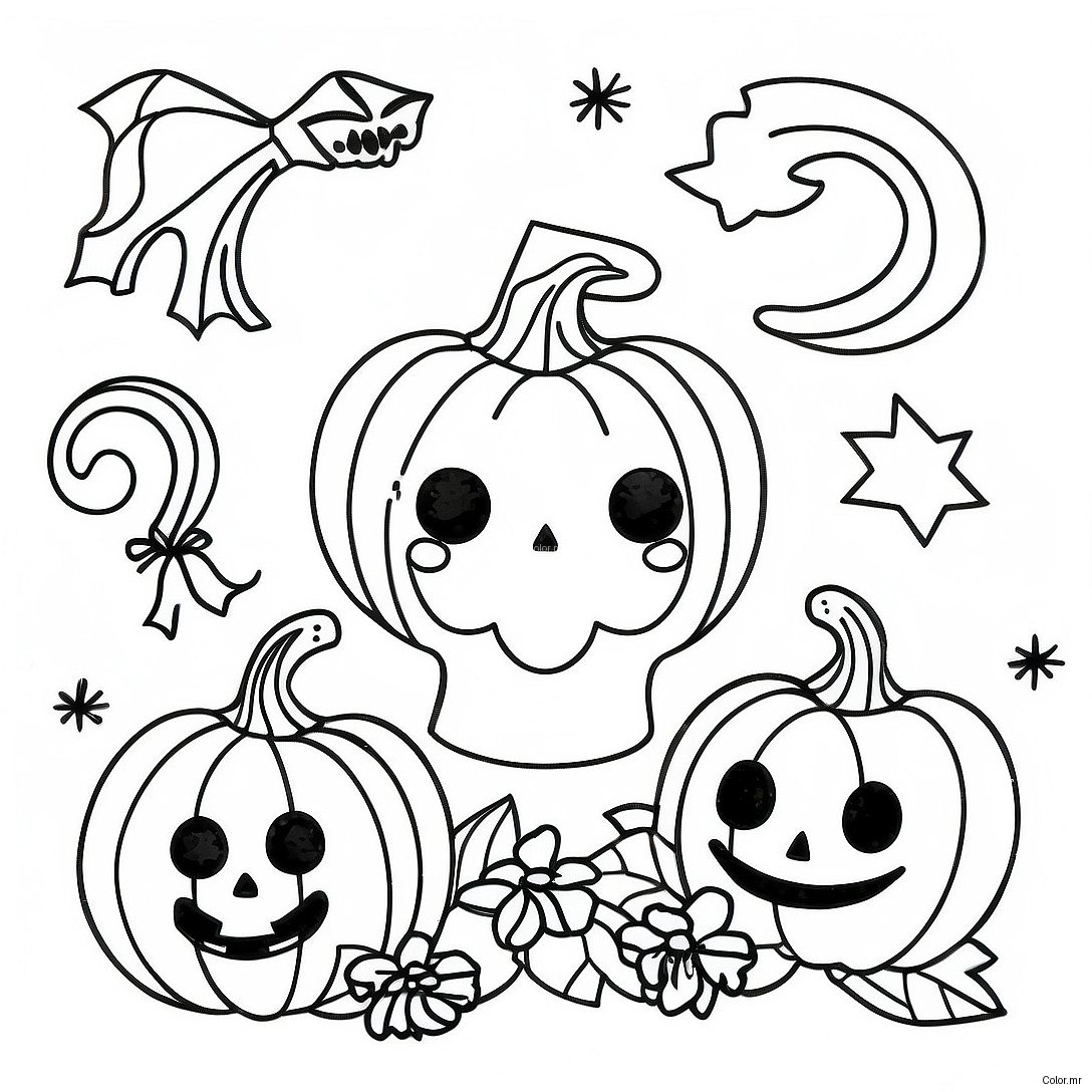 Pagina Para Colorir Halloween Vintage 15499 13126