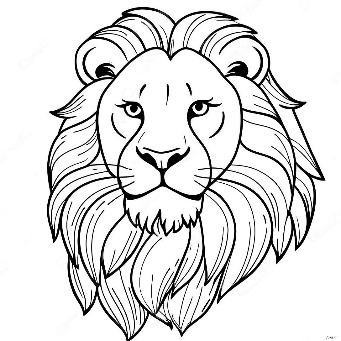 Pagina Para Colorir Leao Realista 8365 6781
