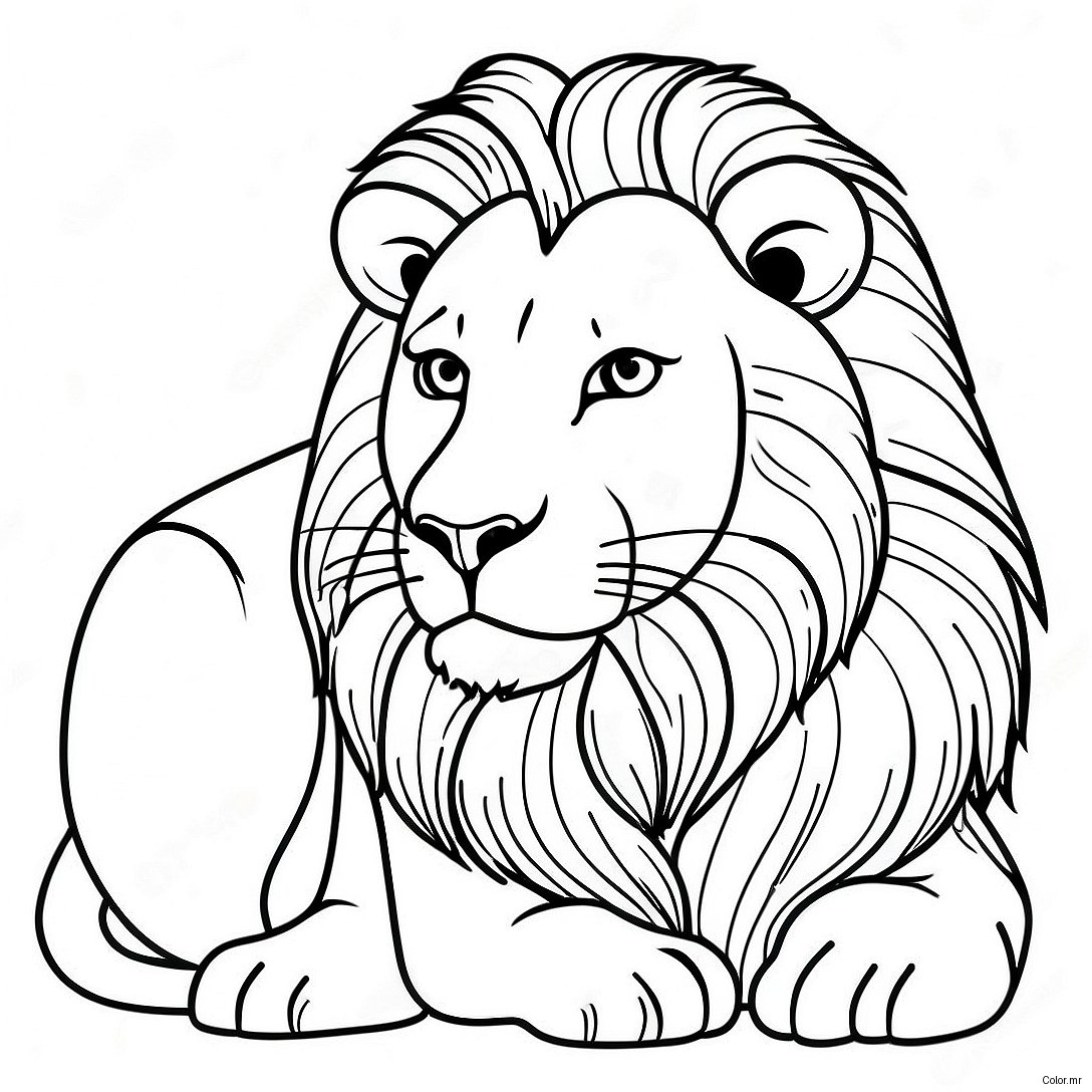 Pagina Para Colorir Leao Realista 8365 6782