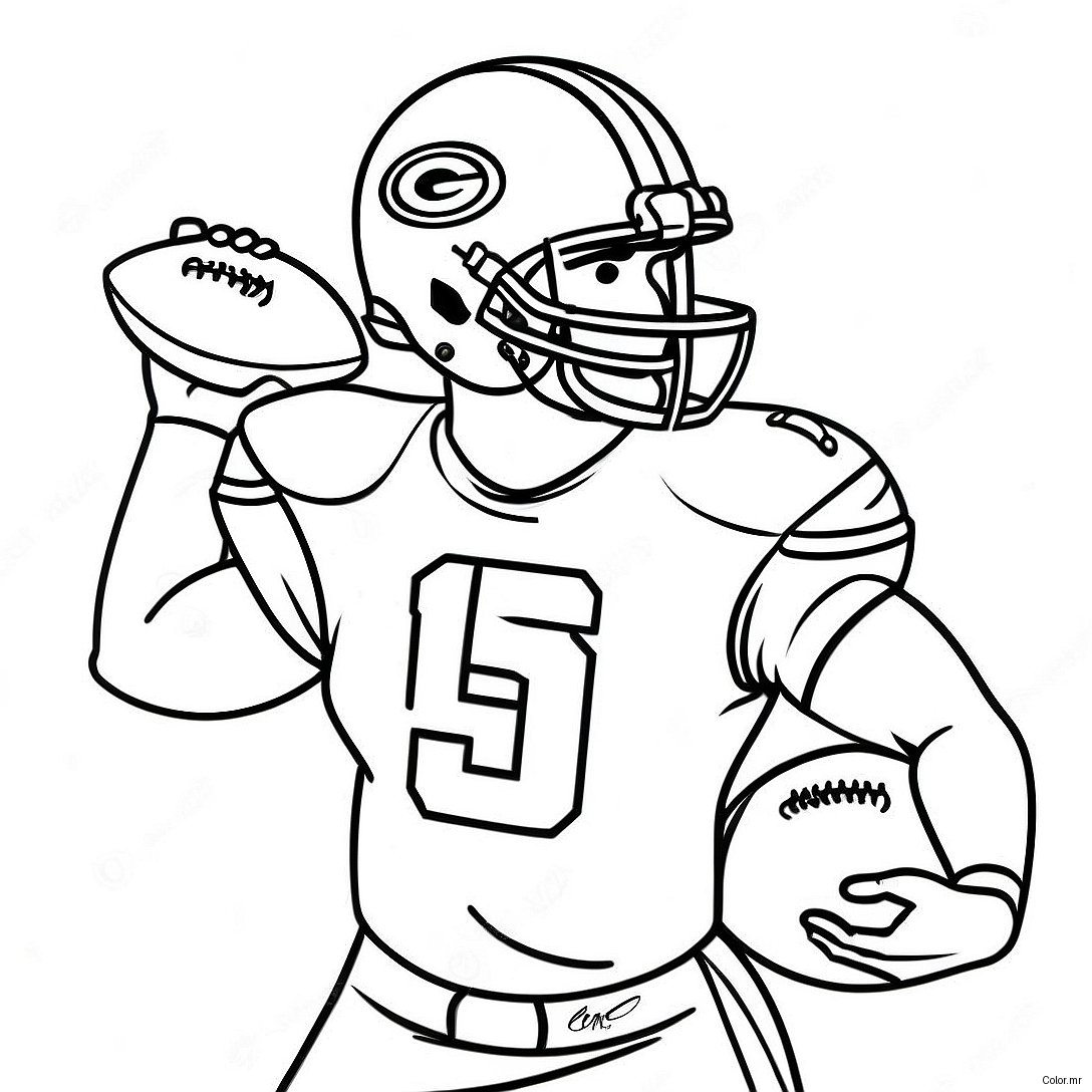 Pagina Para Colorir Tua Tagovailoa Lancando Uma Bola De Futebol 45764 37991