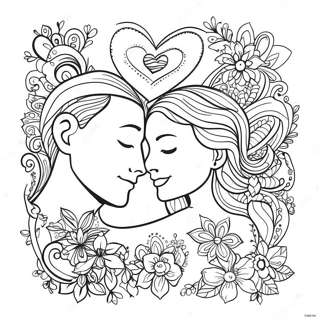 Romantic Soulmate Love Quotes Coloring Page 4331 3495