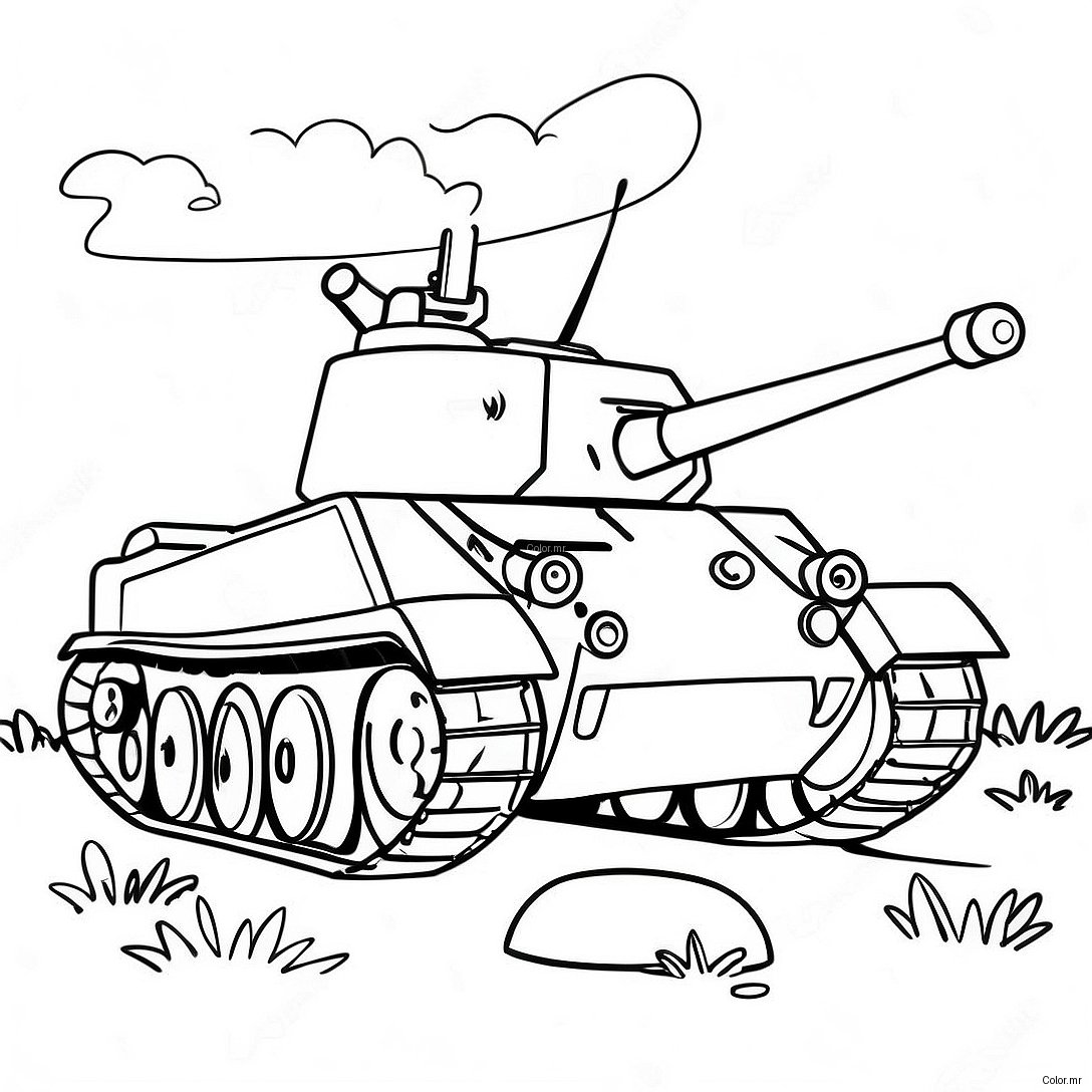 Ww2 Tanks And Vehicles Coloring Page 2623 2144